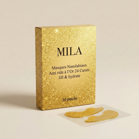Patch Nasolabial Or 24 Carats | Lisse les rides, lifte et hydrate intensément